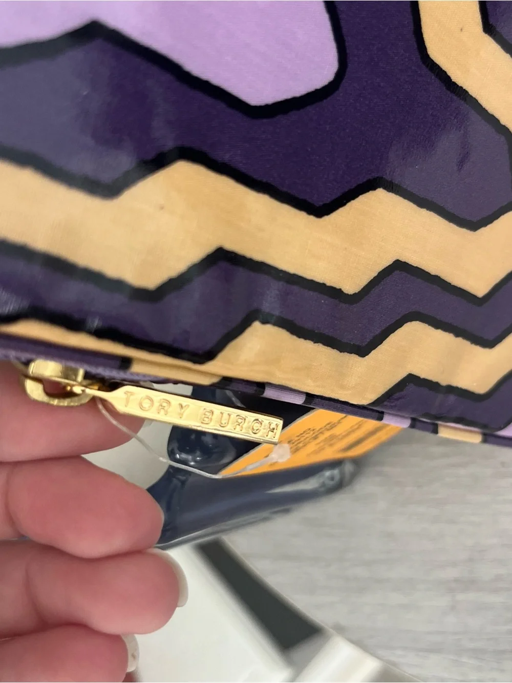 NWT Tory Burch Purple Geometric Tablet Sleeve iPad Case